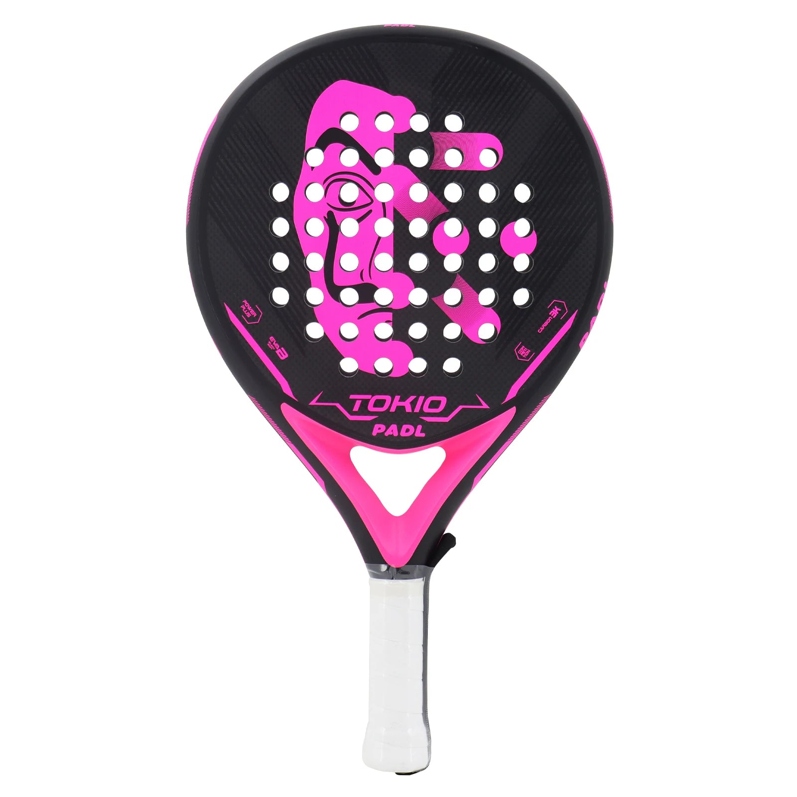 INSUM Padel Racket 2022 Carbon Fiber Soft EVA Surface High Balance Diamond Shape Sports Racket for Advanced Players Paddle