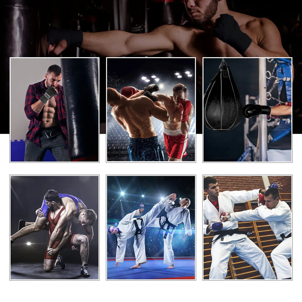 Vendajes de Boxeo de Algodón — Protección de Manos y Muñecas | Muay Thai y MMA