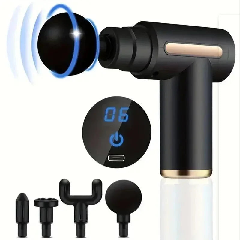Professional Muscle Massage Gun — Deep Percussion | Body, Back, and Neck