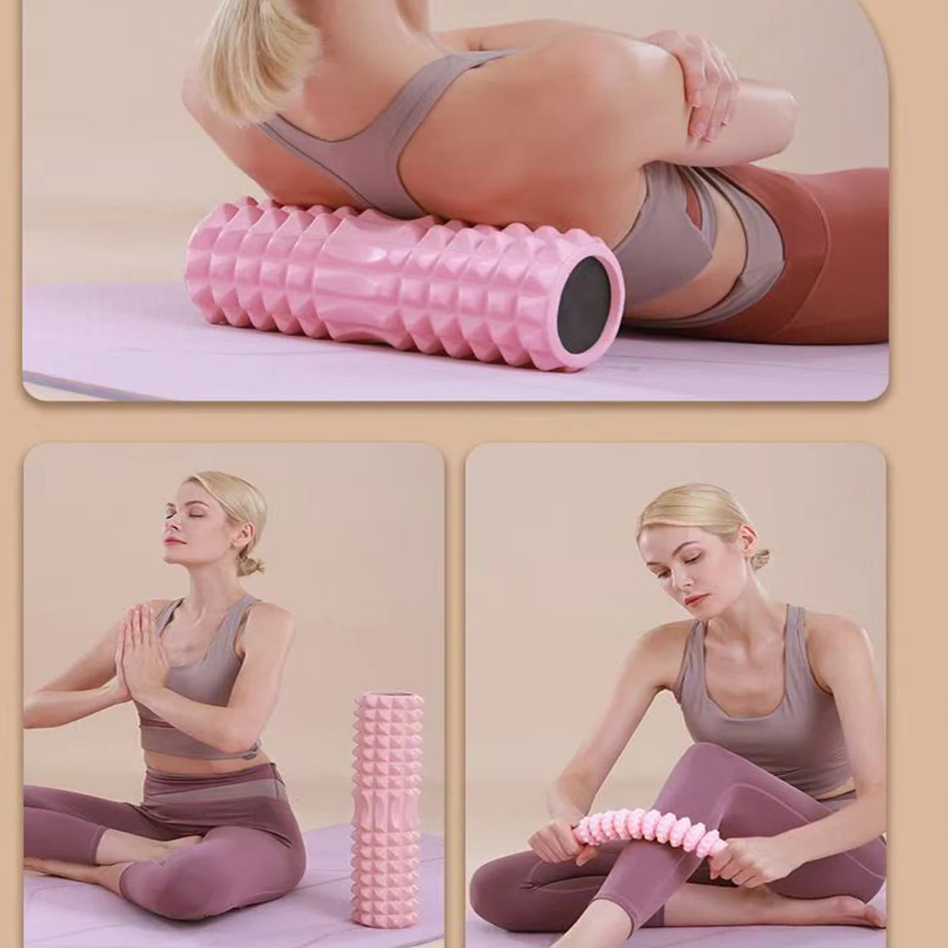 Foam Roller para Masaje Muscular y Yoga — 30, 33 y 45cm | Pilates y Fitness