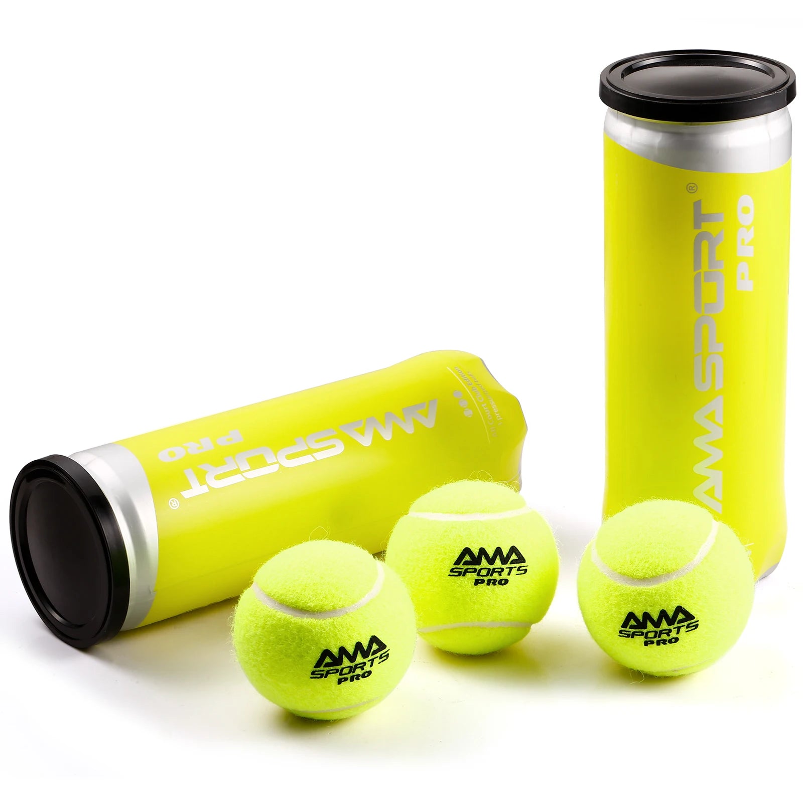 AMASPORT Pro Padel Balls — 3-Ball Pack | Training and Competition