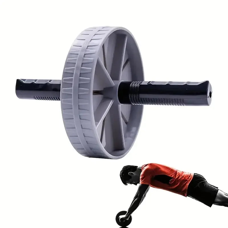 Non-Slip Abdominal Wheel — Strengthens Core, Abs, and Back