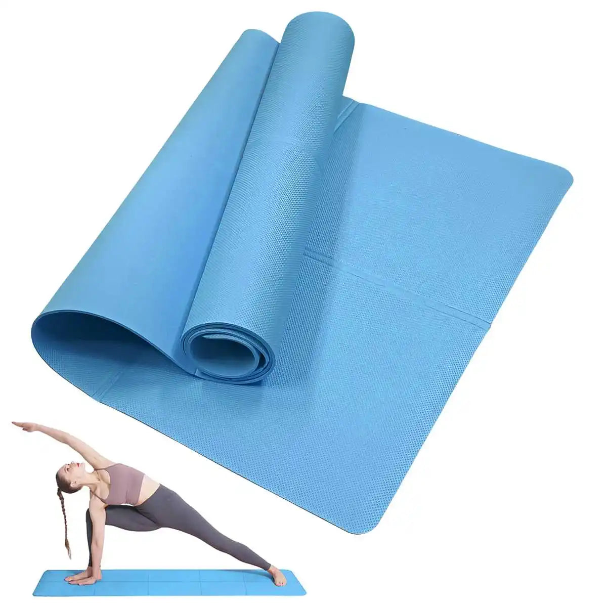 Esterilla de Yoga y Pilates EVA Antideslizante — 173x61cm