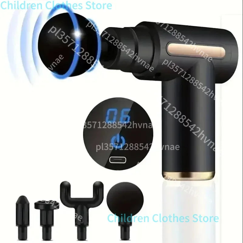 Professional Muscle Massage Gun — Deep Percussion | Body, Back, and Neck