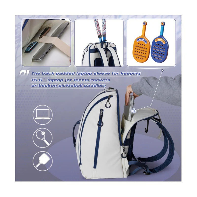 Mochila de Pádel DeMoon Shadow — Impermeable con Compartimento para Zapatos | Tenis y Pádel