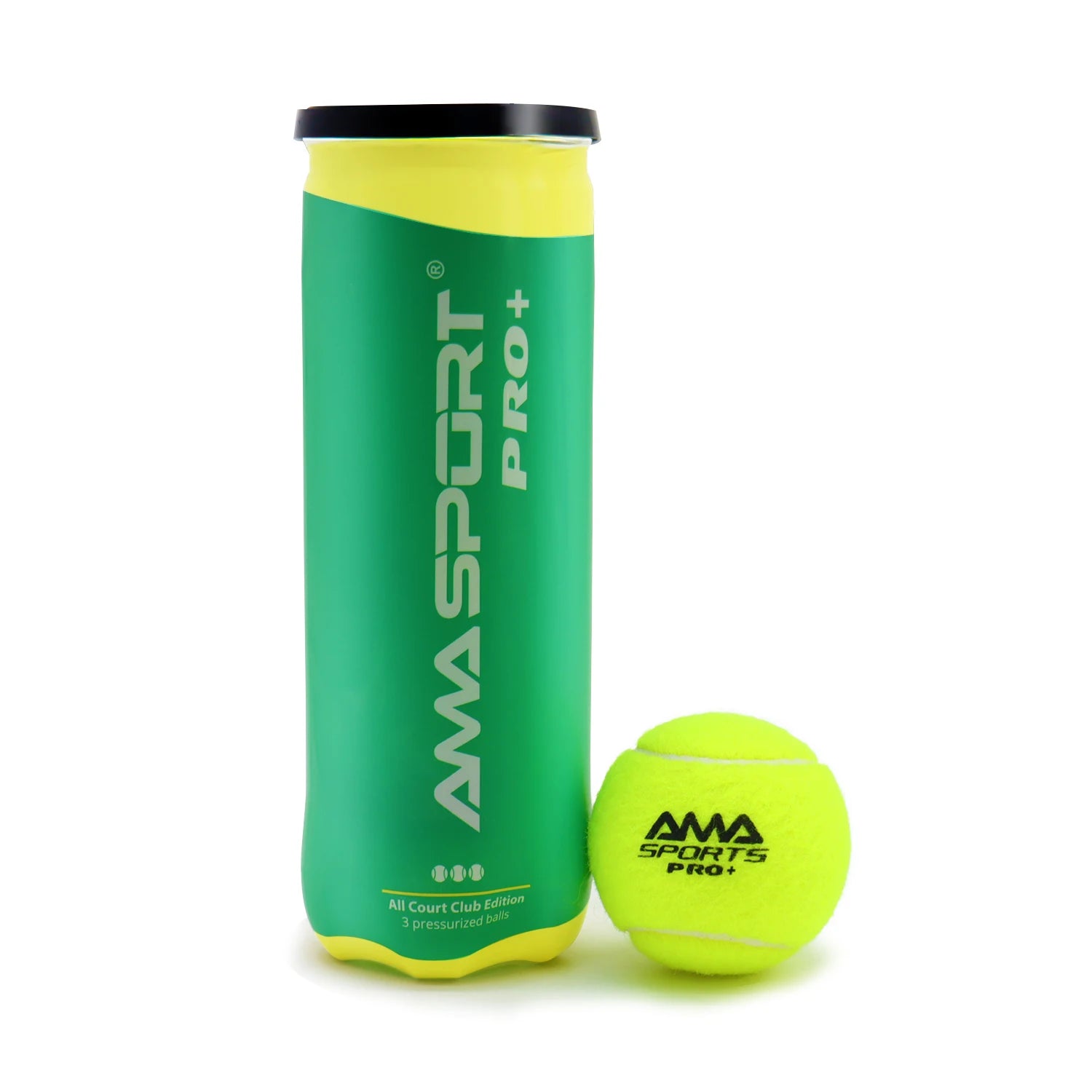 Pelotas de Pádel AMASPORT Pro — Pack 3 Unidades | Entrenamiento y Competición