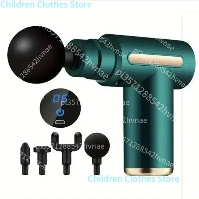 Professional Muscle Massage Gun — Deep Percussion | Body, Back, and Neck