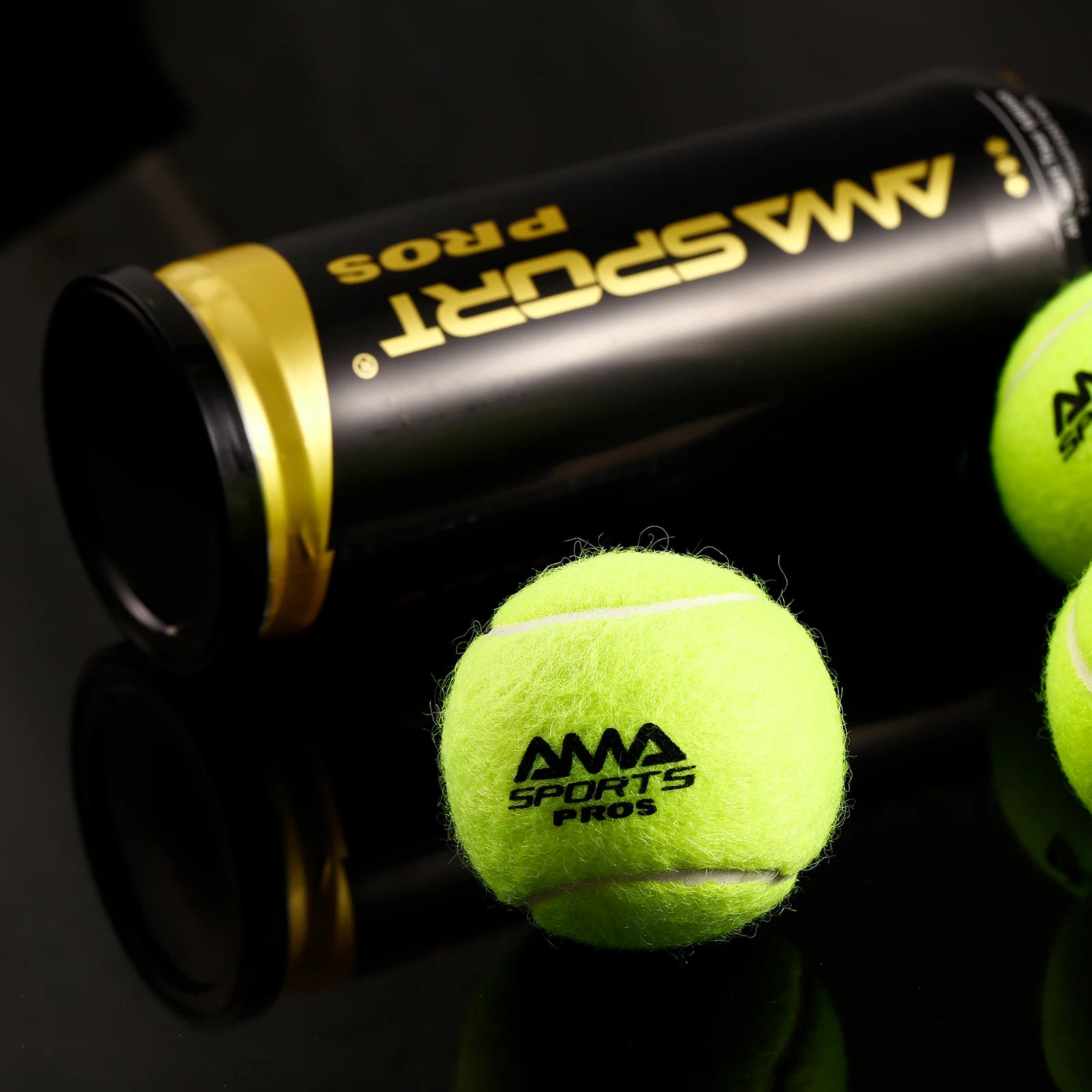 Pelotas de Pádel AMASPORT Pro — Pack 3 Unidades | Entrenamiento y Competición