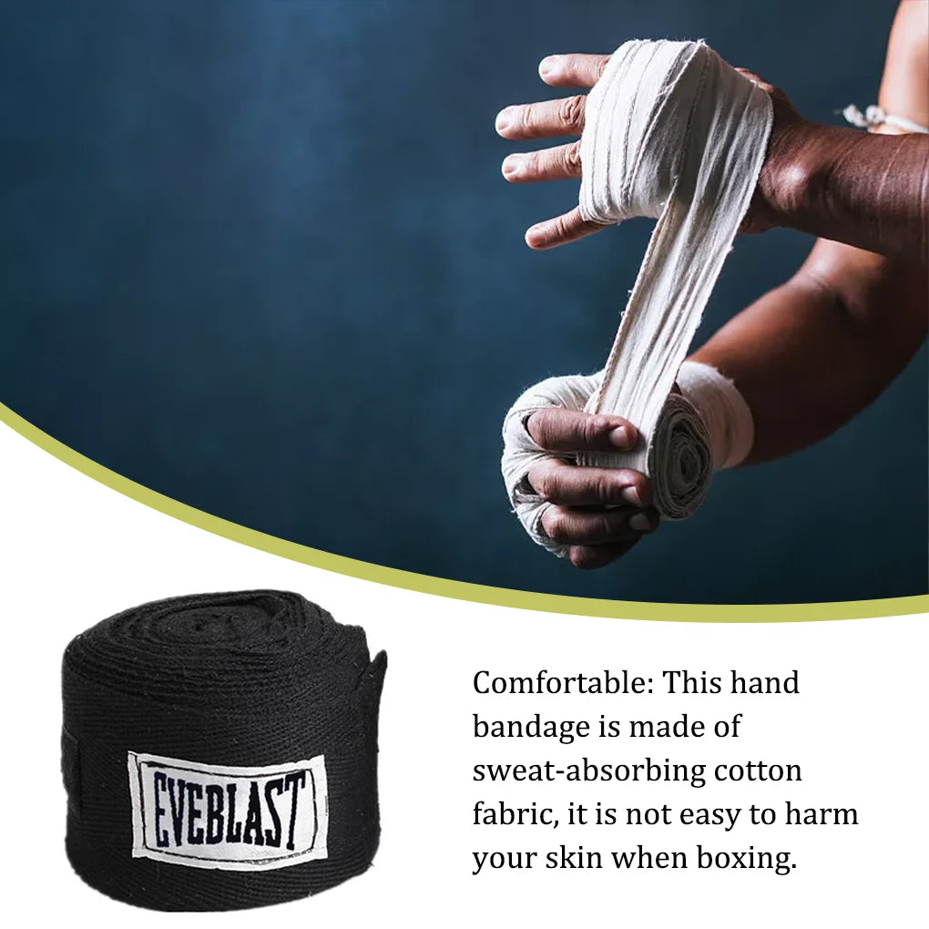 Vendajes de Boxeo de Algodón — Protección de Manos y Muñecas | Muay Thai y MMA