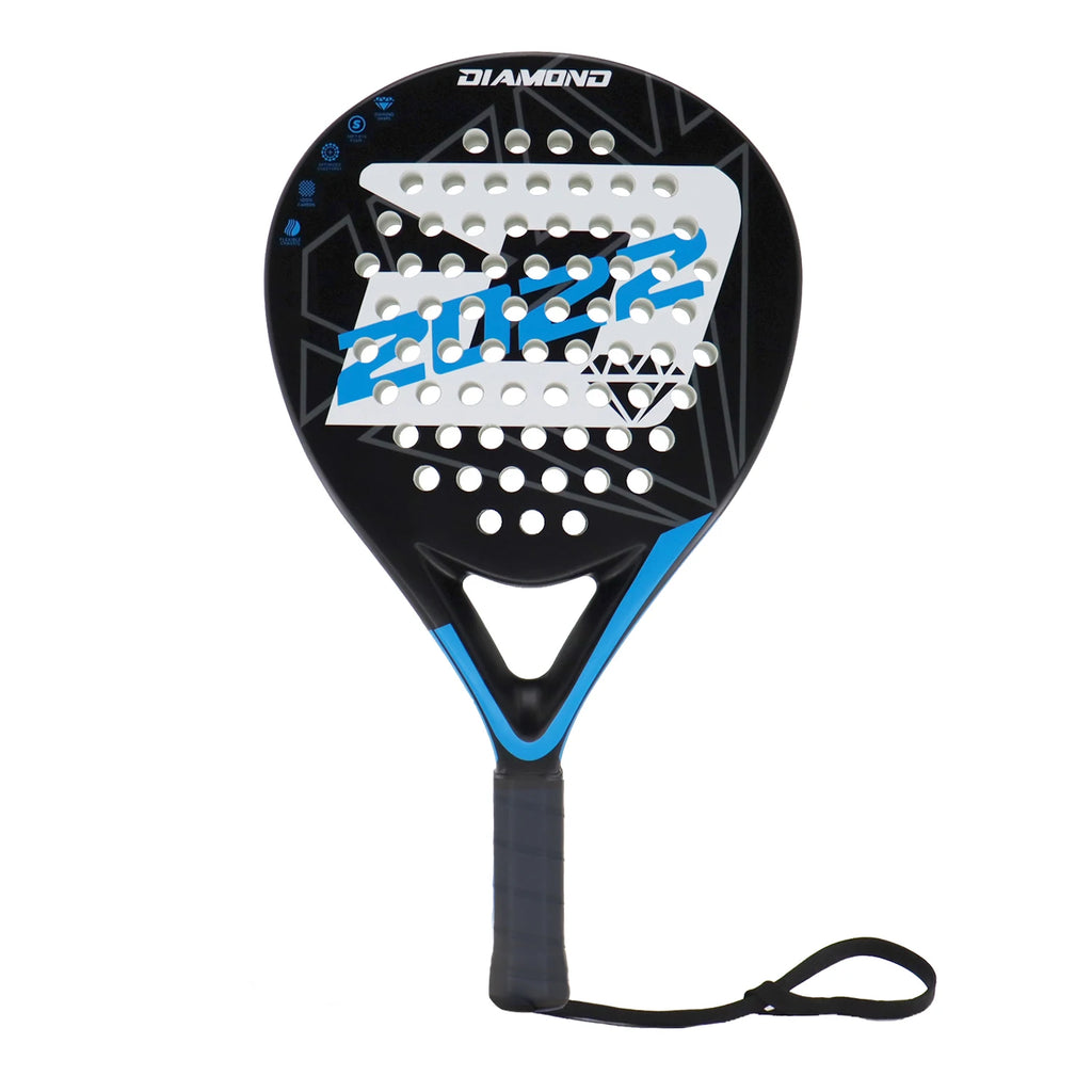Pala de Pádel INSUM 2022 — Fibra de Carbono, Superficie EVA Suave, Forma Diamante para Jugadores Avanzados