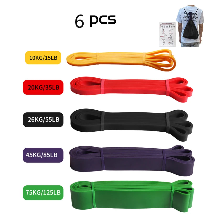 Banda de Resistencia para Fitness y Pilates — Dominadas y Fuerza