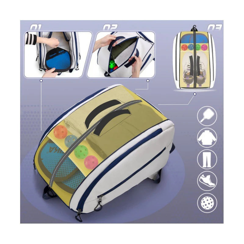 Mochila de Pádel DeMoon Shadow — Impermeable con Compartimento para Zapatos | Tenis y Pádel