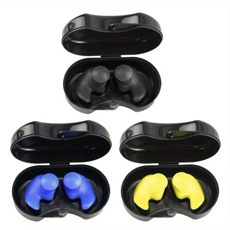 Tapones de Natación de Silicona Reutilizables — Pack 2 uds.